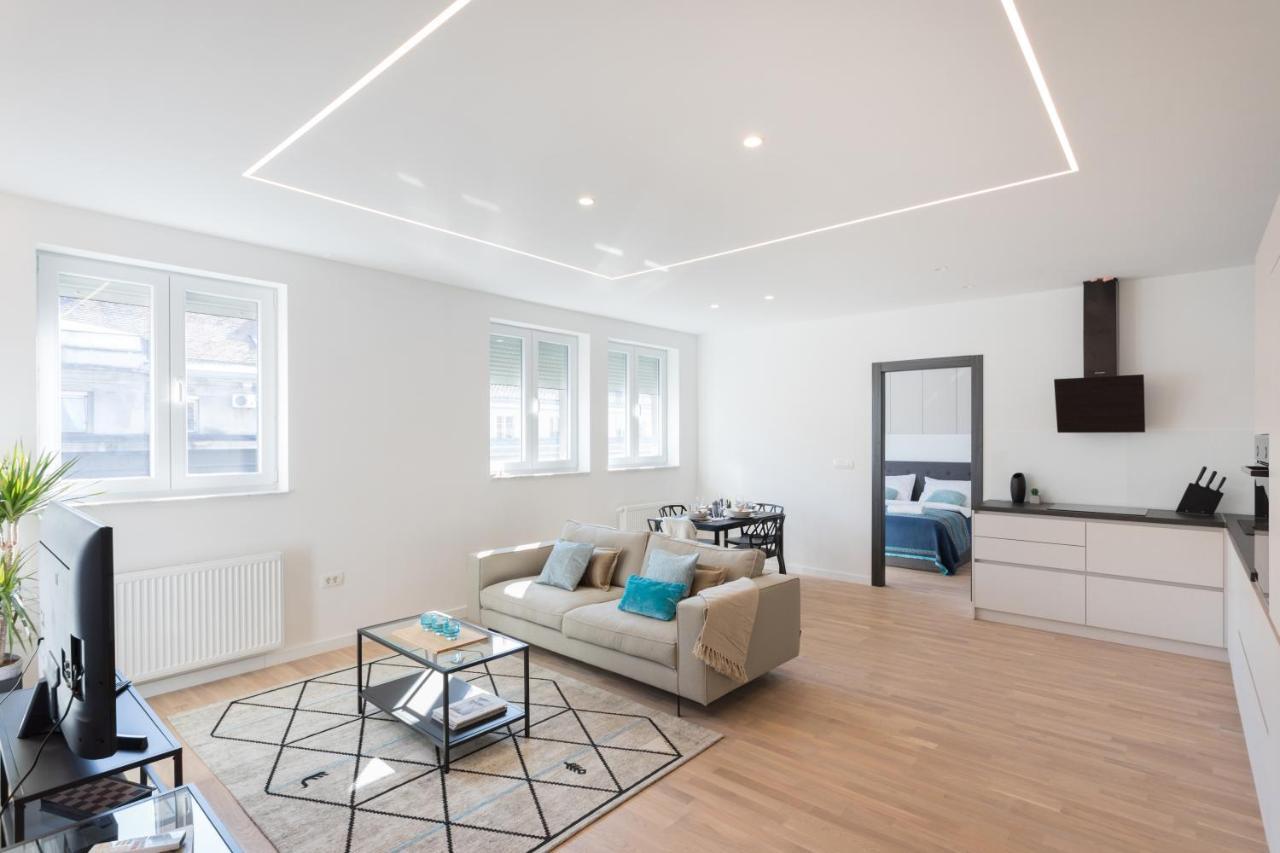 Design 2Bdr Apartment Near City Center 萨格勒布 外观 照片